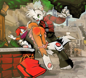 butt butt_slap clothed clothing corporal_punishment discipline duo female genitals hand_print humiliation male panties panties_down park partially_clothed pink_clothing pink_panties pink_underwear public public_exposure public_humiliation punished punishment reddened_butt romantic romantic_couple slap spanking underwear underwear_down vulva smallmew canid canine domestic_cat felid feline felis fox mammal 2010 animated