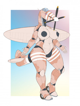 aircraft airplane anthro areola back_wings belly big_breasts big_nipples breasts camo camo_body cockpit curvy_figure female fin genitals machine metallic_body nipples not_furry nude nude_anthro nude_female pink_body propeller solo standing tail tail_fin thick_thighs vehicle voluptuous vulva wheel wheel_feet wide_hips wings ndragon3 aeromorph living_aircraft living_machine living_vehicle hi_res