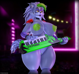 anthro areola big_breasts breasts claws ear_piercing ear_ring eyebrows eyelashes female finger_claws genitals green_areola green_hair green_nipples green_vulva hair huge_breasts keyboard_instrument lipstick machine makeup musical_instrument nipples nude on_model piercing ring_piercing sharp_teeth solo teeth thick_thighs vulva yellow_eyes pinchibird five_nights_at_freddy's five_nights_at_freddy's:_security_breach scottgames steel_wool_studios roxanne_wolf animatronic canid canine canis mammal robot robot_anthro wolf 2021 3d_(artwork) digital_media_(artwork) hi_res source_filmmaker_(artwork)