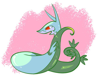 abstract_background ambiguous_feral ambiguous_gender apode curled_tail eyelashes fangs feral green_body leaf leaf_(anatomy) legless markings multicolored_body multicolored_skin open_mouth pink_background pupils red_eyes serpentine simple_background slit_pupils snout solo tail teeth two_tone_body two_tone_skin white_background white_sclera momensarada nintendo pokemon generation_5_pokemon pokemon_(species) serperior 2022 colored full-length_portrait hi_res portrait