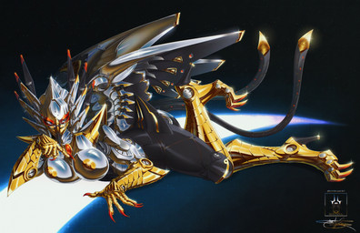 2_tails anthro areola beak big_breasts breasts butt chrome chrome_body clothing colored_nails eyewear female footwear glasses glistening glistening_body gold_(metal) golden_body high_heels machine mecha metal metallic_body multi_tail nails nipples nude red_nails robotic secretary shoes simple_background solo tail teasing thick_thighs wide_hips wings yellow_areola seregore ageha_(kirinash) accipitriform avian bird robot secretary_bird absurd_res hi_res painting_(artwork)