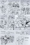 alphys alternate_universe angel_derear animated_skeleton anthro armor asgore_dreemurr asriel_dreemurr assmore_derear big_breasts big_butt bikini_armor blush bodily_fluids bone boss_monster_(undertale) bottomless bottomwear bovid bow_accessory breasts butt caprine carrying_another clothed clothing coat comic comic_(under(her)tail) crossgender crying curvy_figure dialogue dinosaur dress embrace english_text eye_patch eyewear fainted female fishnet_clothing footwear frisk_(undertale) frisky_(under(her)tail) glasses gloves glowing glowing_eyes group halftone hand_holding handwear heart_eyes heart_symbol hi_res high_heels hoodie hug human lab_coat male mammal marine monochrome monster nipple_outline papyrus_(undertale) partially_clothed profanity red_eyes reptile sans_(undertale) scalie shorts skeleton skirt standing sweat tears tempus_(under(her)tail) text thewill topwear toriel tutori unconvincing_armor undead under(her)tail undertale undertale_(series) undyne voluptuous waking_up wide_eyed wide_hips yelling