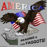 ambiguous_gender american_flag book eagle english_text feral politics reaction_image satire text united_states_of_america unknown_artist
Rating: Safe
Score: 8
User: Munkelzahn
Date: August 03, 2013