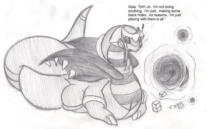 black_hole block female feral looking_at_viewer simple_background solo text white_background dragon-heart mythology nintendo pokemon gaia_(character) altered_forme_giratina dragon generation_4_pokemon giratina legendary_pokemon mythological_creature mythological_scalie pokemon_(species) scalie english_text greyscale hi_res monochrome