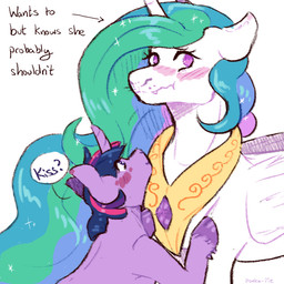 blush duo female female/female feral fetlocks horn looking_away regalia student teacher teacher_and_student wings ponka-pie friendship_is_magic hasbro my_little_pony mythology princess_celestia_(mlp) twilight_sparkle_(mlp) equid equine mammal mythological_creature mythological_equine unicorn winged_unicorn