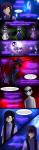 absurd_res comic digital_media_(artwork) english_text fazbear's_fright five_nights_at_freddy's five_nights_at_freddy's_3 ghost glowing glowing_eyes group hair hi_res human male mammal nomidot not_furry purple_man_(fnaf) scottgames spirit text william_afton_(fnaf)