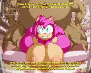 abdominal_bulge ambiguous_penetration anthro areola bed belly big_areola big_belly big_breasts big_butt big_penis bodily_fluids bouncing_breasts breasts butt clothing countershade_face countershade_torso countershading cuckold cuckold_pov cum cum_inside cum_on_ground dominant duo ejaculation excessive_cum excessive_genital_fluids eyelashes faceless_character faceless_human faceless_male female first_person_view from_behind_position furniture genital_fluids genitals green_eyes grunting huge_areola huge_belly huge_breasts huge_butt huge_penis human_on_anthro infidelity interspecies larger_dom larger_male leaking_cum looking_at_viewer male male/female muscular muscular_male navel obese obese_human obese_male orgasm overweight overweight_human overweight_male penetration penis pink_body sex size_difference smaller_female smaller_penetrated stretched_clothing surprised underwear angelauxes sega sonic_the_hedgehog_(series) amy_rose eulipotyphlan hedgehog human mammal 5:4 animated censored high_framerate long_playtime loop sound video watermark
