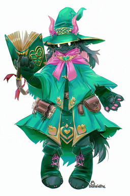 anthro black_body black_fur book boots clothing colored_nails eyewear floppy_ears footwear fur glasses hat headgear headwear horn magic_user male nails pawpads paws robe scarf shoes smile solo spellbook toeless_footwear wizard_hat bunsidhe deltarune undertale_(series) ralsei bovid caprine goat mammal hi_res