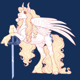 animal_genitalia blonde_hair cutie_mark eye_through_hair feathering feral fetlocks fully_sheathed fur genitals hair hooves horseshoe leg_markings long_hair male male_feral markings melee_weapon on_hind_legs pose quadruped sheath simple_background smile socks_(marking) solo sword translucent translucent_hair transparent_background unguligrade weapon white_body white_fur wings snowberry hasbro my_little_pony mythology fan_character satin_sabre_(snowberry) equid equine mammal mythological_creature mythological_equine pegasus 1:1 alpha_channel hi_res