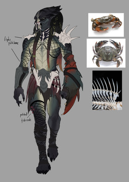 anthro arm_blade black_eyes bone_armor bottomwear carapace claw_(weapon) clothed clothing fishnet_clothing furgonomic_jewelry furgonomic_piercing furgonomics loincloth male mandibles melee_weapon not not_furry piercing plantigrade pseudo_hair sharp_teeth simple_background solo standing teeth tentacle_hair tentacle_jewelry tentacle_piercing tentacle_ring tentacles text weapon leafjuly predator_(franchise) alien alien_humanoid humanoid yautja absurd_res colored english_text hi_res model_sheet