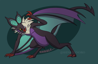 abdominal_bulge ambiguous_gender ambiguous_prey digestion organs rumbling_stomach solo stomach vore shinktanoro mythology nintendo pokemon bat dragon generation_6_pokemon mammal mythological_creature mythological_scalie noivern pokemon_(species) scalie hi_res