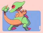ambiguous_gender biped claws looking_back mouth_closed pupils rear_view solo standing tail text toe_claws white_pupils deonquinlivan nintendo pokemon breloom generation_3_pokemon pokemon_(species) 2023 artist_name english_text hi_res