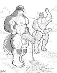 abs after_orgasm aircraft airplane anthro balls biceps big_muscles bodily_fluids city_destruction cum cum_flooding destruction duo excessive_cum excessive_genital_fluids genital_fluids genitals giga huge_muscles hyper hyper_cum macro male male/male masturbation muscular muscular_anthro muscular_male nipples pecs penis quads sky stomped vehicle vein veiny_penis darkai lifewonders tokyo_afterschool_summoners horkeu_kamui_(tas) canid canine canis domestic_dog mammal hi_res monochrome