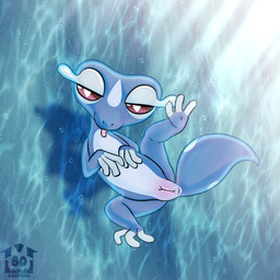 anus bedroom_eyes female feral genitals light looking_at_viewer narrowed_eyes non-mammal_vulva sea seductive solo sunlight tail tongue tongue_out vulva water barndog nintendo pokemon pokemon_winds_and_waves gecqua generation_10_pokemon pokemon_(species) reptile scalie 1:1 2026 hi_res