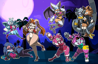 after_transformation antennae_(anatomy) bandage bandaged_arm bat_wings big_breasts black_body blue_hair bracelet breasts brown_body brown_eyes brown_fur brown_hair digital_eyes eyes_closed eyeshadow female floating_hands fluffy fluffy_hair fluffy_tail flying full_moon fur green_eyes green_hill_zone grey_body grey_fur grey_hair hair horn jewelry long_ears long_tail lying machine makeup mask membrane_(anatomy) membranous_wings moon multi_arm multi_limb night on_lap palm_tree pink_body pink_eyes pink_fur pink_hair plant pointy_ears purple_eyes rabbit_ears segmented_arms segmented_legs sitting_on_lap spiked_bracelet spikes stretching tail transformation tree white_body white_fur white_hair wings chabble idw_publishing mythology sega sonic_the_hedgehog_(comics) sonic_the_hedgehog_(idw) sonic_the_hedgehog_(series) amy_rose amy_rose_the_werehog ariem_(sonic) jewel_the_beetle metal_amy rouge_the_bat rouge_the_werebat tangle_the_lemur vanilla_the_rabbit whisper_the_wolf arthropod bat beetle bovid canid canine caprine insect lagomorph leporid mammal mythological_canine mythological_creature rabbit robot sheep werebat werecanid werecanine werecaprine werecreature werelagomorph wererabbit weresheep werewolf absurd_res hi_res