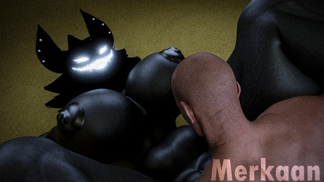 anthro big_breasts big_butt black_body breasts butt creepy creepy_face curvy_figure ear_piercing fangs female from_front_position hand_on_butt hands_behind_back looking_at_viewer looking_back male male/female mating_press nipple_piercing nipples nude penetration piercing sex shadow smile smiling_at_viewer tail teeth teratophilia voluptuous voluptuous_anthro voluptuous_female white_eyes merkaan cryptiacurves_(modeler) creepypasta the_backrooms karelia_(ace_rattman) backrooms_creature human humanoid mammal monster smiler_(the_backrooms) 16:9 3d_(artwork) 4k absurd_res digital_media_(artwork) hi_res widescreen