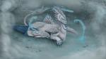 blue_body blue_eyes blue_feathers claws feathered_wings feathers feral male raining solo tail white_body white_feathers wings keltaan mythology daiman_night_dragon_(keltaan) dragon feathered_dragon feathered_scalie mythological_creature mythological_scalie scalie 16:9 widescreen