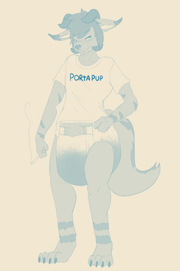 ageplay anthro blush chin_piercing cigarette clothed clothing diaper dipstick_ears ear_markings ear_piercing ear_stud facial_piercing front_view glistening glistening_eyes hair holding_cigarette holding_object horn infantilism male male_anthro multicolored_ears multiple_piercings nose_piercing nose_ring piercing ring_piercing roleplay septum_piercing septum_ring short_hair simple_background smoke soiled_diaper solo standing unclean_diaper used_diaper wearing_diaper hardscales mythology dragon mythological_creature mythological_scalie scalie full-length_portrait hi_res monochrome portrait