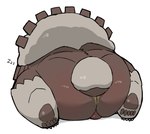 backsack balls big_butt brown_body butt genitals kemono male overweight overweight_male simple_background solo white_background gayousi7 nintendo pokemon pokemon_legends_arceus bear generation_8_pokemon mammal pokemon_(species) ursaluna 2022 hi_res