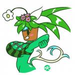 big_breasts breasts eyewear female flower flower_(anatomy) goggles head_flower leaf leaf_hair not_furry plant plant_hair pseudo_hair side_view solo jk-kino blaster_master kanna_(blaster_master) elemental_creature elemental_humanoid flora_fauna humanoid plant_humanoid 1:1 2019