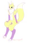black_sclera blue_eyes chest_tuft digimon facial_markings fur gloves looking_at_viewer markings renamon sitting stockings theburningstars tuft white_fur
Rating: Safe
Score: 2
User: ChestFox
Date: March 21, 2014