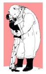 anthro bottomwear clothing duo eyes_closed hug human_on_anthro humanoid_hands interspecies male male/male pants shirt slightly_chubby tattoo topwear beeprlae16 one_piece bepo_(one_piece) trafalgar_law bear human mammal minkmen_(one_piece) polar_bear ursine 2019