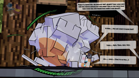 3d_background abdominal_bulge ambiguous_gender belly big_belly bodily_fluids body_outline feral fur huge_belly lying multiple_prey nervous offscreen_character on_back quadruped rumbling_stomach soft_vore solo sweat tail tan_body tan_fur text vore white_body white_fur fancy_blue microsoft minecraft mojang xbox_game_studios calico_cat canid canine canis domestic_cat felid feline felis mammal wolf 16:9 2026 3d_(artwork) absurd_res digital_media_(artwork) english_text hi_res mixed_media watermark widescreen