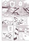 2017 ambiguous_gender black_text chadney_(aots) cheek_spots claws clothing cloud comic day dialogue digital_media_(artwork) dizzy dizzy_eyes ellipsis english_text exclamation_point female_(lore) field generation_1_pokemon generation_2_pokemon generation_5_pokemon grass group hat headgear headwear horn looking_at_another looking_back lying male_(lore) monochrome motion_lines mouth_closed muro_(aots) nintendo on_front on_ground open_mouth outside path patrat patting patting_belly paws pichu plant pokemon pokemon_(species) pokemon_mystery_dungeon question_mark remi_(aots) rhydon road scarf sharp_teeth sigh sighing size_difference speech_bubble spike_chunsoft standing tail talking_to_another talking_to_self teeth text tongue tree trio umikit wearing_hat yelling yelling_at_another