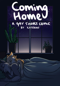 5_fingers anthro athletic bed bed_sheet bedding cactus dark eyes_closed fingers fur furniture grey_body grey_fur grey_nose inner_ear_fluff male male/male multicolored_body multicolored_fur muscular night nude pecs pillow plant size_difference sleeping spooning star tan_body tan_fur text title tuft two_tone_body two_tone_fur vase white_body white_fur window yellow_body yellow_fur kateran canid canine canis fennec_fox fox mammal true_fox wolf comic cover cover_art cover_page english_text hi_res