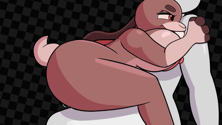 anthro anthro_on_top anthro_penetrated areola bodily_fluids breasts brown_body brown_fur deep_penetration dominant dominant_anthro dominant_female duo ears_down faceless_character faceless_male female female_on_top female_penetrated fur genital_fluids male male/female male_on_anthro male_on_bottom male_penetrating male_penetrating_anthro male_penetrating_female nipples nude nude_female on_bottom on_top penetration penile penile_penetration penis_in_vagina pink_inner_ear pivoted_ears red_eyes sex size_difference tail teeth vaginal vaginal_fluids vaginal_penetration bigandbounce sound_warning beat_banger bunfan_games elaine_claire protagonist_(beat_banger) canid canine canis domestic_dog lagomorph leporid mammal rabbit 16:9 animated hi_res short_playtime sound video widescreen