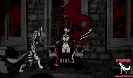 anthro breasts chair dominant dominant_female duo female furniture kneeling looking_at_viewer male nude piercing slave small_waist submissive tattoo throne pokrik alberarts_(modeler) kiraraoor pokrik_(pokrik_hellhound) canid canine felid feline hyena hyenid_(species) mammal rexouium 3d_(artwork) absurd_res blender_(artwork) digital_media_(artwork) hi_res