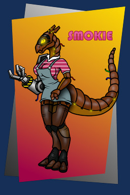 2_toes anthro big_breasts big_tail black_clothing black_legwear black_stockings bottomwear breasts brown_body clothed clothing cybernetic_arm cybernetic_head cybernetic_leg cybernetic_limb cybernetic_tail cybernetics damaged_body feet female glistening glistening_body glistening_clothing glistening_legwear glistening_stockings glistening_tail glowing glowing_eyes horn legwear machine mechanical_arm nylon nylon_stockings nylons overall_dress pattern_clothing pattern_shirt pattern_topwear paws pink_clothing pink_shirt pink_stripes pink_topwear prosthetic prosthetic_arm prosthetic_limb robotic_arm robotic_body robotic_breasts robotic_hand robotic_head robotic_leg robotic_limb robotic_limbs robotic_tail shirt shoulder_plates simple_background skirt stockings striped_clothing striped_shirt striped_topwear stripes synthetic tail tapering_tail toes topwear translucent translucent_clothing translucent_legwear translucent_stockings wire yellow_eyes yellow_light janek5 mythology smokie_(janek5) dragon mythological_creature mythological_scalie scalie synth_(vader-san) 2:3 absurd_res alpha_channel hi_res