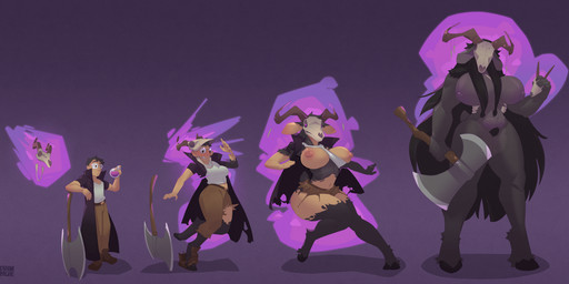 animal_skull anthro big_breasts black_clothing black_jacket black_topwear body_size_growth bone bottomwear breast_growth breasts caprine_teats caprine_udders clothed clothing coat eyewear female footwear fully_clothed gender_transformation glasses growth hair holding_object holding_potion hooves horn huge_breasts human_to_anthro jacket long_hair magic male mtf_transformation muscular muscular_female nipples nude pants possession potion shoes size_transformation skull skull_head small_teats small_udders solo species_transformation standing surprised teats thick_thighs topwear torn_clothing transformation udders krim_hue deiser bovid caprine demon goat human mammal spirit 2025 digital_media_(artwork) hi_res sequence