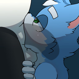 anthro anthro_on_anthro anthro_penetrated anthro_penetrating anthro_penetrating_anthro deep_throat duo fellatio green_eyes looking_up_at_partner male male/male male_penetrated male_penetrating male_penetrating_male oral oral_penetration penetration penile sex size_difference smaller_male smaller_penetrated x-ray_view greywolfie bear giant_panda mammal 1:1 2025