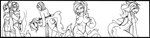 anthro areola bedroom bent_over big_breasts biped black_border border bottomwear breasts butt butt_tattoo clothed clothing countershade_tail countershade_torso countershading female female_anthro fingers gender_transformation genitals hair heart_(marking) human_to_anthro looking_at_viewer male male_human markings mid_transformation motion_lines mtf_transformation navel nipples non-mammal_breasts non-mammal_nipples nude open_mouth pants pussy ranged_weapon raygun sharp_teeth shirt side_view simple_background skinsuit smile smoking_gun solo species_transformation standing suit_transformation tail tattoo teeth tight_clothing topwear transformation transformation_sequence weapon white_background white_body wide_image mxl fish human mammal marine shark 2014 absurd_res hi_res long_image monochrome