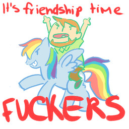 biped blue_body blue_feathers blue_fur duo feathered_wings feathers female feral fur gesture hair hand_gesture male middle_finger multicolored_hair multicolored_tail profanity quadruped rainbow_hair rainbow_tail red_hair riding side_view simple_background straddling tail text white_background wings wishinggirl friendship_is_magic hasbro my_little_pony mythology two_best_friends_play pat_(two_best_friends_play) rainbow_dash_(mlp) equid equine human mammal mythological_creature mythological_equine pegasus 1:1 digital_media_(artwork) english_text full-length_portrait portrait