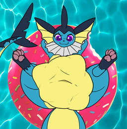 4_toes abdominal_bulge ambiguous_gender ambiguous_prey anus belly big_belly blue_body bulge churning death digestion eaten_alive fatal fatal_vore feet feral feral_pred fin floatie forced gaeporeon(artist) hands_behind_head huge_belly lying male multicolored_body multicolored_skin nude on_back organs paws pink_paws pool pool_float purple_eyes rapid_digestion sharkporeon solo squirming stomach swallowed_whole toes two_tone_body two_tone_skin unwilling_prey vore water yellow_belly gayporeon nintendo pokemon liam_the_vaporeon eeveelution fish generation_1_pokemon hybrid marine pokemon_(species) shark vaporeon 2d_animation animated long_playtime slideshow
