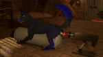 absurd_res anatomically_correct anatomically_correct_anus anatomically_correct_genitalia anatomically_correct_pussy animal_genitalia animal_pussy animated anus bdsm black_body black_fur black_pawpads black_tail blue_anus blue_body blue_fur blue_inner_ear_fluff blue_nose blue_pussy blue_tail_tip bondage bound butt canid canine canine_genitalia canine_pussy canis claws cuff_(restraint) dildo dildo_insertion dipstick_tail dungeon eyebrows eyelashes female feral fucking_machine fur genitals green_anus green_eyes green_pussy green_tongue hi_res inner_ear_fluff kaerfflow looking_at_viewer machine mammal markings monotone_genitals multicolored_body multicolored_fur multicolored_tail natomically_correct pawpads paws penetration pussy quadruped raised_tail rear_view restraints schone_(wolfmedic94) seductive sex_dungeon sex_toy sex_toy_insertion solo tail tail_markings toe_claws tongue tuft vaginal vaginal_penetration webm wolf