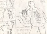after_vore anthro anthro_pred april_(month) belly bottomwear clothed_pred clothing death fatal_vore fur hairball hoodie male open_mouth pants pencil regurgitation simple_background smile solo spitting standing teeth text text_on_clothing text_on_topwear thinking tongue topwear vore white_background bigbadbear big_bad_bear bear mammal 2011 comic dated graphite_(artwork) signature traditional_media_(artwork)