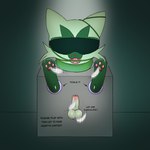anthro bdsm facial_markings feathers feet feral gag genitals head_markings male markings mask_(marking) nude paws penis sex_box sex_toy solo tickling torture eypix nintendo pokemon felid floragato generation_9_pokemon mammal pokemon_(species) 1:1 hi_res
