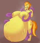2023 ahegao anthro anthrofied areola big_breasts blush bodily_fluids breasts bumpywish consentacles cutie_mark digital_media_(artwork) equid equine female friendship_is_magic hair hasbro hi_res huge_breasts hyper hyper_breasts hyper_pregnancy looking_pleasured mammal my_little_pony navel nipples open_mouth open_smile orange_hair orange_tail pregnant pregnant_anthro pregnant_female sex signature smile spitfire_(mlp) sweat sweatdrop tail tentacle_sex tentacles wonderbolts_(mlp) yellow_areola yellow_body yellow_nipples yellow_skin