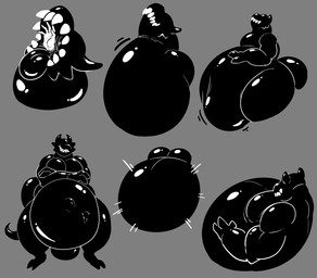 abdominal_bulge absorption_vore after_vore ambiguous_gender ambiguous_prey anthro anthro_pred balls basic_sequence belly big_balls big_belly black_body black_skin body_in_mouth crossed_arms duo face_imprint faceless_character faceless_male feet_first gaping_mouth genitals glistening glistening_balls glistening_body glistening_genitalia glistening_skin glistening_tail grid_layout grin hand_imprint horn human_prey hyper hyper_abdominal_bulge imprint larger_pred looking_at_viewer male male/ambiguous male_pred moobs multi_frame_sequence neck_bulge nude obese obese_male open_mouth oral_vore overweight overweight_male partially_inside sharp_teeth six_frame_image six_frame_sequence size_difference smile soft_vore solo_focus standing swallowing tail teeth thick_thighs throat tongue tongue_out unsigned vore wide_hips kalnareff mythology belial_(kalnareff) demon dragon goo_creature human hybrid mammal mythological_creature mythological_scalie scalie shadow_creature shadowmorph digital_media_(artwork) hi_res monochrome sequence
