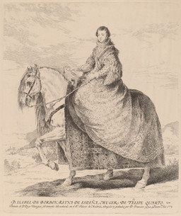 ambiguous_gender clothed clothing dress duo female feral hair historical_european_clothing hooves horseback_riding realistic riding snout text francisco_goya real_world equid equine horse human mammal 1778 18th_century absurd_res ancient_art formal_art hi_res traditional_media_(artwork)