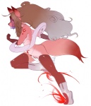 boots breasts canine clothed clothing female fox hair long_hair mammal running side_boob sindoll skimpy solo stockings veil
Rating: Questionable
Score: 3
User: msc
Date: March 23, 2010