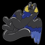 beak black_body eyes_closed feathered_wings feathers inflatable solo telegram_sticker wings symrea mythology animate_inanimate avian gryphon living_inflatable mythological_avian mythological_creature 1:1 alpha_channel