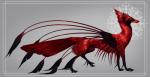 ambiguous_gender claws feathers feral grey_background red_body red_feathers simple_background solo spikes spikes_(anatomy) spurs spurs_(anatomy) standing nukerooster feonix hi_res