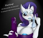 2013 animal_genitalia anthro anthrofied blue_eyes blue_nipples blush breasts cleavage clothed clothing cum cum_on_face cum_on_lips dress english_text equine eyeshadow female friendship_is_magic hair handkerchief horn horse horsecock jrvanesbroek lipstick makeup mammal my_little_pony nipples penis pony purple_hair rarity_(mlp) text unicorn vein
Rating: Explicit
Score: 19
User: 2DUK
Date: December 14, 2013