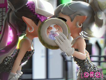 bodily_fluids clothing convenient_censorship duo ear_piercing female female/female making_out open_mouth piercing pointy_ears pseudo_hair saliva saliva_string smile tentacle_hair tentacles tongue tongue_out owo_sfm nintendo splatoon callie_(splatoon) marie_(splatoon) cephalopod humanoid inkling marine mollusk 3d_(artwork) 4:3 digital_media_(artwork) hi_res source_filmmaker_(artwork) cousins_(lore) incest_(lore)