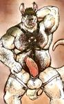 arm_behind_head armpits balls biceps big_muscles big_penis chest_tuft chubby cock_ring dramamine ear_piercing erection facial_piercing fur hairy harness humanoid_penis industrial_piercing jockstrap kangaroo looking_at_viewer male mammal marsupial musclegut muscles nose_piercing nude penis piercing pose solo tongue tongue_out tuft underwear
Rating: Explicit
Score: 5
User: beartraps
Date: April 13, 2014