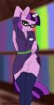 2014 animal_genitalia anthro anthrofied arms_behind_back clothing colored cutie_mark dickgirl equine eyewear friendship_is_magic fur glasses hair horn horse horsecock intersex lizombie looking_at_viewer mammal my_little_pony penis pony purple_eyes purple_fur purple_hair sb-af solo twilight_sparkle_(mlp) vein winged_unicorn wings
Rating: Explicit
Score: 2
User: ultragamer89
Date: March 07, 2014